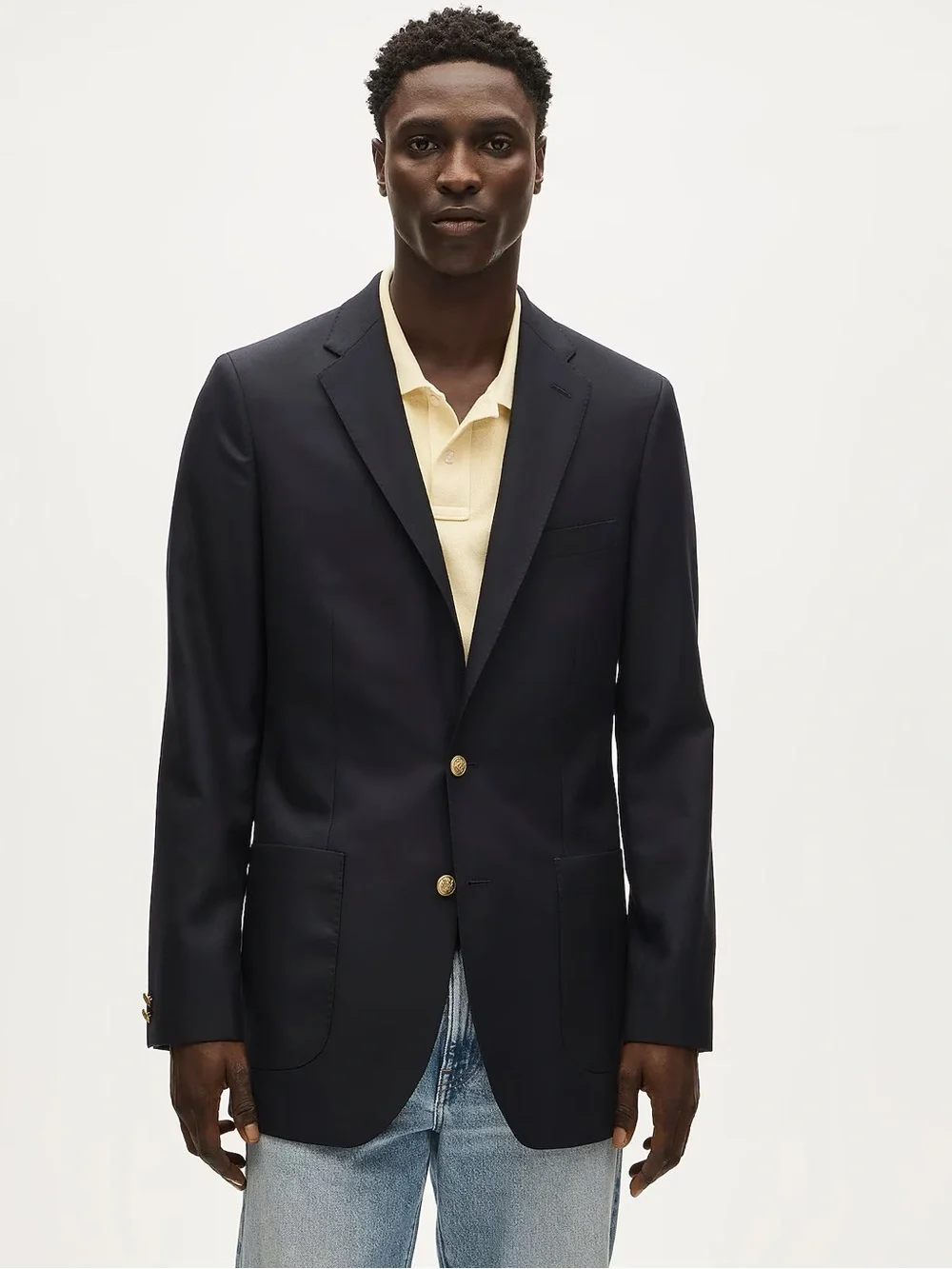 J CREW Legacy blazer in Italian wool Navy Size 44L NWT $448 CL257